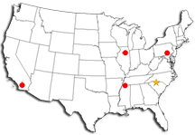 Nidec/US Motors Warehouse Locations